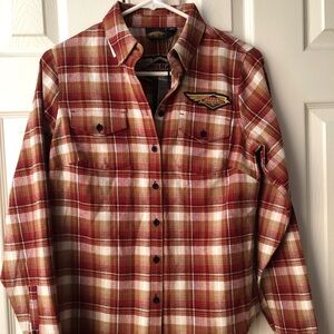 Harley Davidson 120 Years Anniversary Limited Edition Plaid Shirt! BRAND NEW! XS